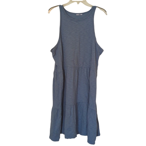 GAP TIERED TANK SLATE BLUE XL - Picture 1 of 7